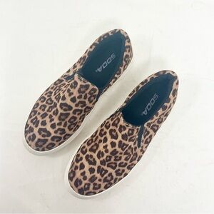 Soda leopard platform sneakers